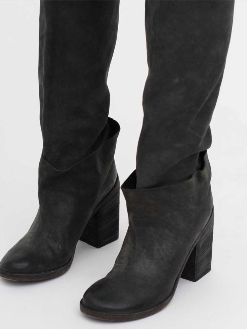 Marsèll Brown Leather knee high boots Size 36 $1700 retail